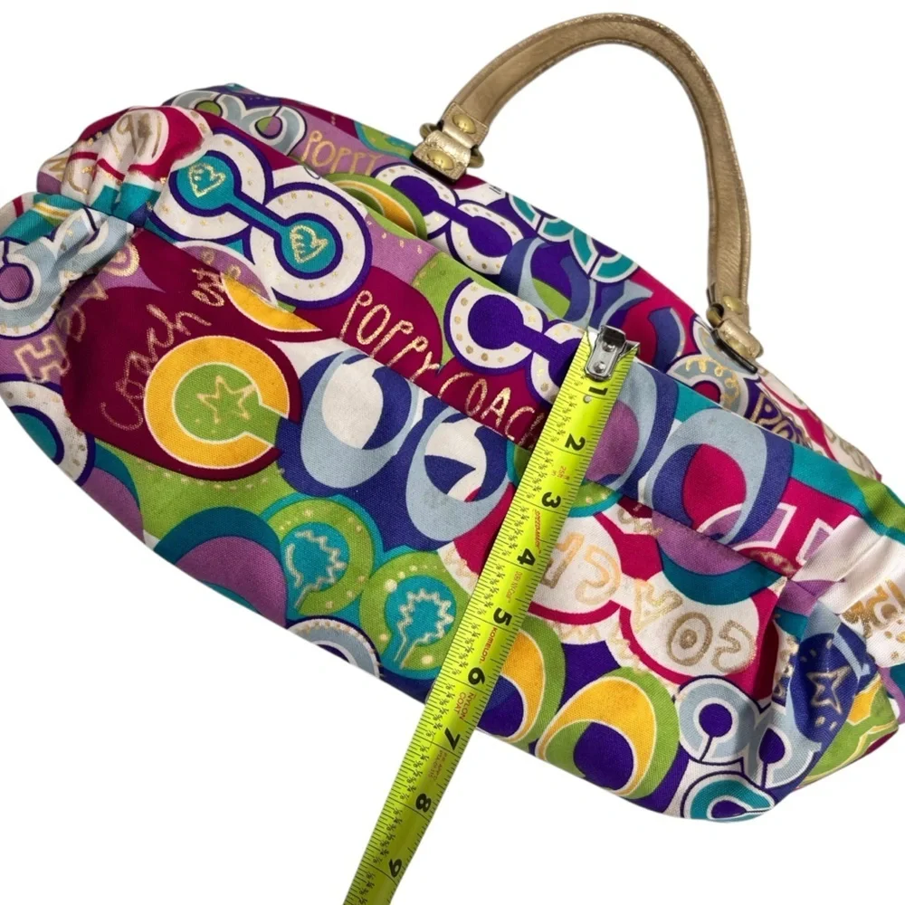 Coach Poppy Limited Edition Pop C Glam Tote Shoulder Bag